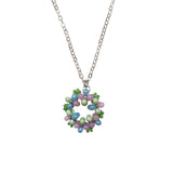 Alisa - Floral Pendant Sterling Silver Necklace