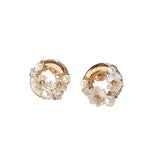 Anadem - Pearl Wreath Studs Earrings