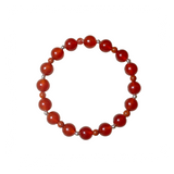 Red Agate Stretch Bracelet  | HeartfullNet