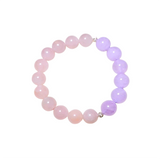 Lavender - Stretch Kunzite Rose Quartz Bracelet