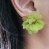 Acrylic Petal-shaped Stud Earrings | HeartfullNet