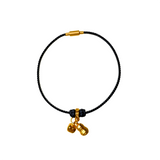 Steel Wire Coil Hand Strap Gold Plated Charm Bracelet Handmade Jewelry | HeartfullNet