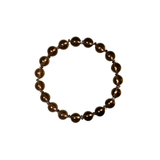 Stretch Tiger Eye Sterling Silver Handmade Bracelet | Heartfullnet