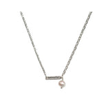 Trikey - Pearl Sterling Silver Pendant Necklace