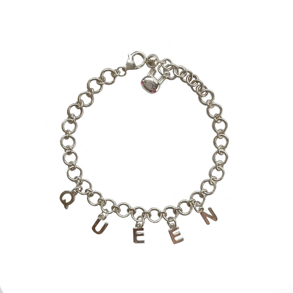 ABC Love - Sterling Silver Charm Bracelet