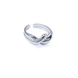 Argentia - Sterling Silver Criss Cross Ring