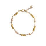 Freshwater Pearl Opal Gemstone Bracelet Handmade Jewelry | HeartfullNet