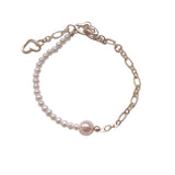 Hanna - Gold Pearl Bracelet