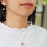 Kloey - Pearl Labradorite Pendant Sterling Silver Necklace