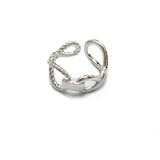 Knotting - Sterling Silver Infinity Ring