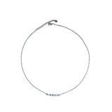 Phebe - Silver Beanie Clavicle Chain Necklace
